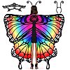 Adult Butterfly Halloween Costume with Headband for Women for $7.99 at JoyinDirect via Amazon