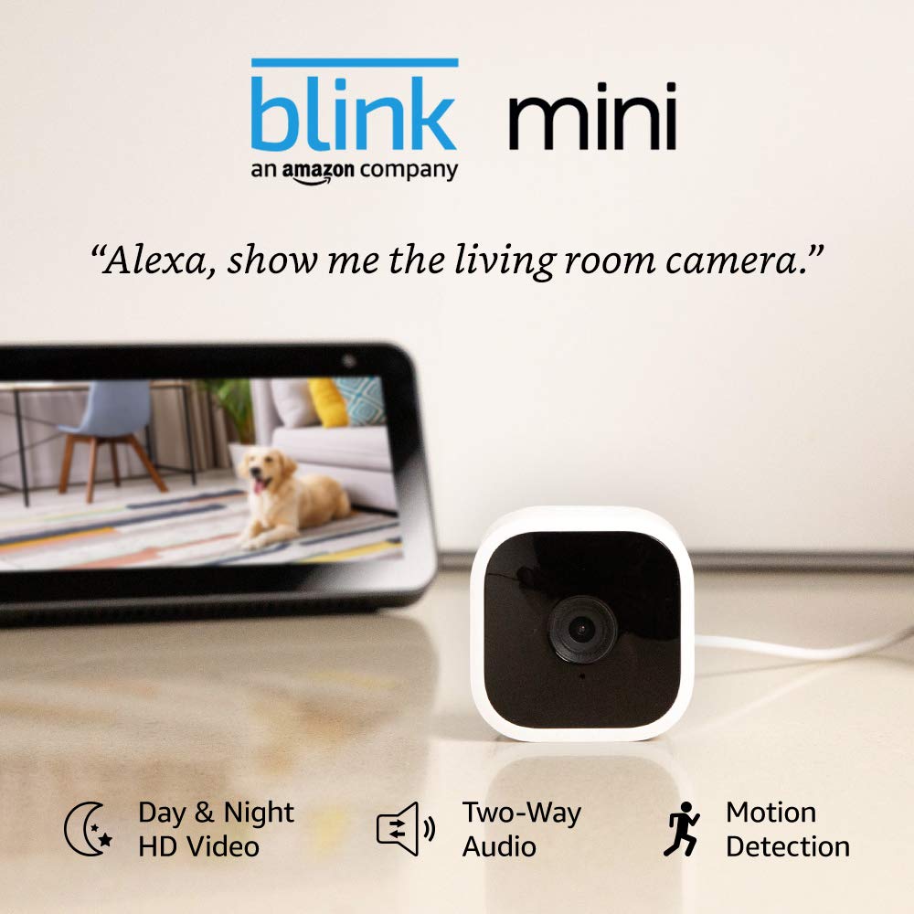 Blink Mini – Compact smart security camera for $19.99 - Cyber Monday Deals