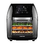 CHEFMAN Multifunctional Digital Air Fryer, 17 Touch Screen Presets Fry, (Black) Used - Like New for $50.99