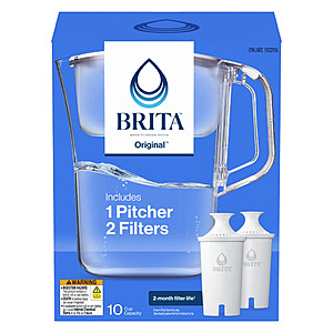 Costco Warehouse: Brita Champlain Water Filter Pitcher, 10 Cup with 2 Filters for $21.49