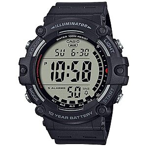 Casio Men's Illuminator AE1500WH Series Digital Watch w/ 10-Year Battery .95