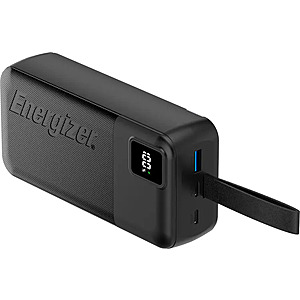 Energizer - Ultimate Lithium 30,000 mAh 30W Power Delivery 3-Port USB-C Battery Charger/Power Bank w/ LCD Display for $29.99