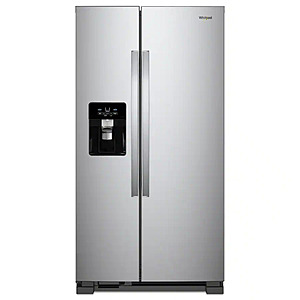 24.6 cu. ft. Side by Side Refrigerator in Fingerprint Resistant Stainless Finish for $899.00