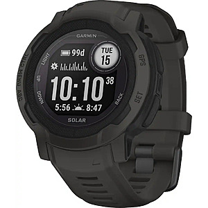 Garmin Instinct 2 Solar 45 mm Smartwatch Fiber-reinforced Polymer - Graphite for $224.99