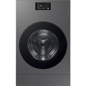 Samsung 5.3 cu. ft. Bespoke AI Ventless Smart All-In-One Front Load Washer/Electric Dryer Combo with Ventless Heat Pump - Dark Steel for $1749.99