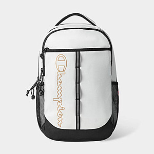 Champion Center Backpack (White, Blue) for $13.99 + Free Shipping & Return