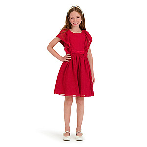 Kensie Girl Metallic Pleated Dress,Sizes 4-16 for $12.00