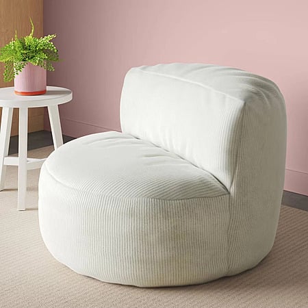 Room Essentials Corduroy Compressed Foam Dorm Chair (Cream) for $35.99 + Free Shipping
