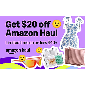 Amazon Haul: Big Spring Haul $20 Off $40+ (Plus Free Shipping Over $25)