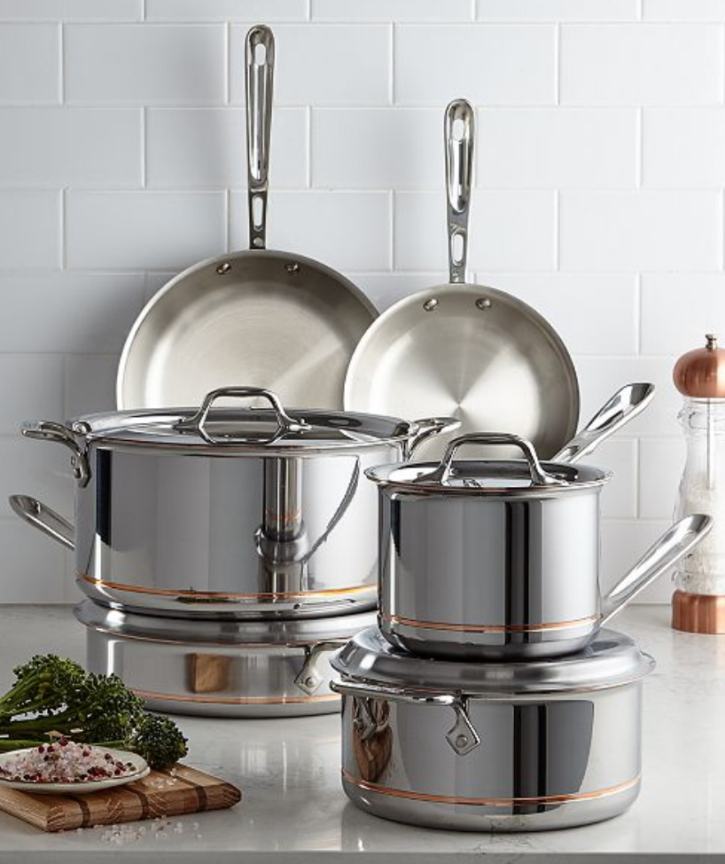 All-Clad Copper Core 10-Pc. Cookware Set $699 - Slickdeals.net
