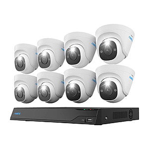 4TB Reolink 16-Channel NVR Security System w/ 8 4K 12MP Wired Dome Cameras 0 (Costco Members) + Free Shipping