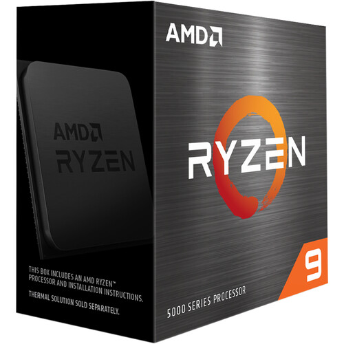 In stock - AMD Ryzen 9 5900X 3.7 GHz 12-Core AM4 Processor BHPhoto $569.99