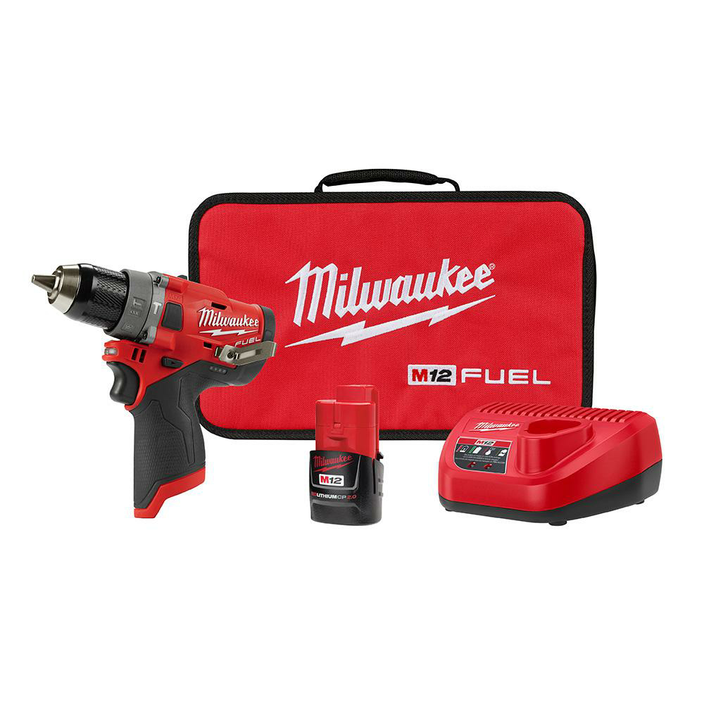 Milwaukee M12 Fuel 1/2" Hammer Drill/Driver Kit $89 YMMV