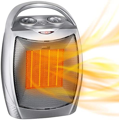 Portable Electric Space Heater with Thermostat $14.99