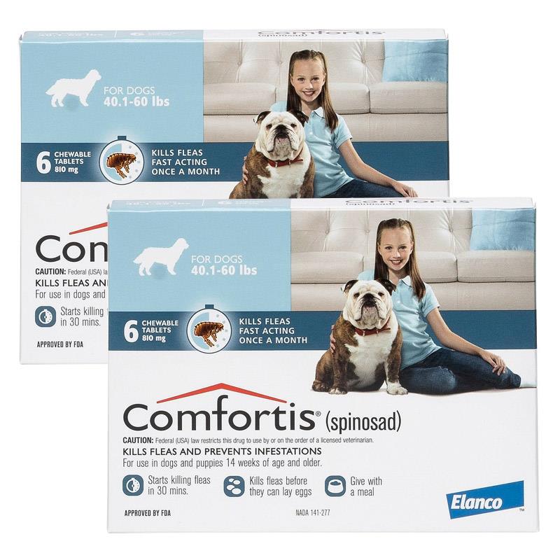 Comfortis Chewable Tablets For Fleas On Dogs And Cats 30 Off 40