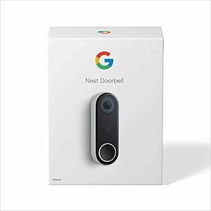 Google Nest Hello Wired Doorbell 1st Gen 74.99 with free shipping