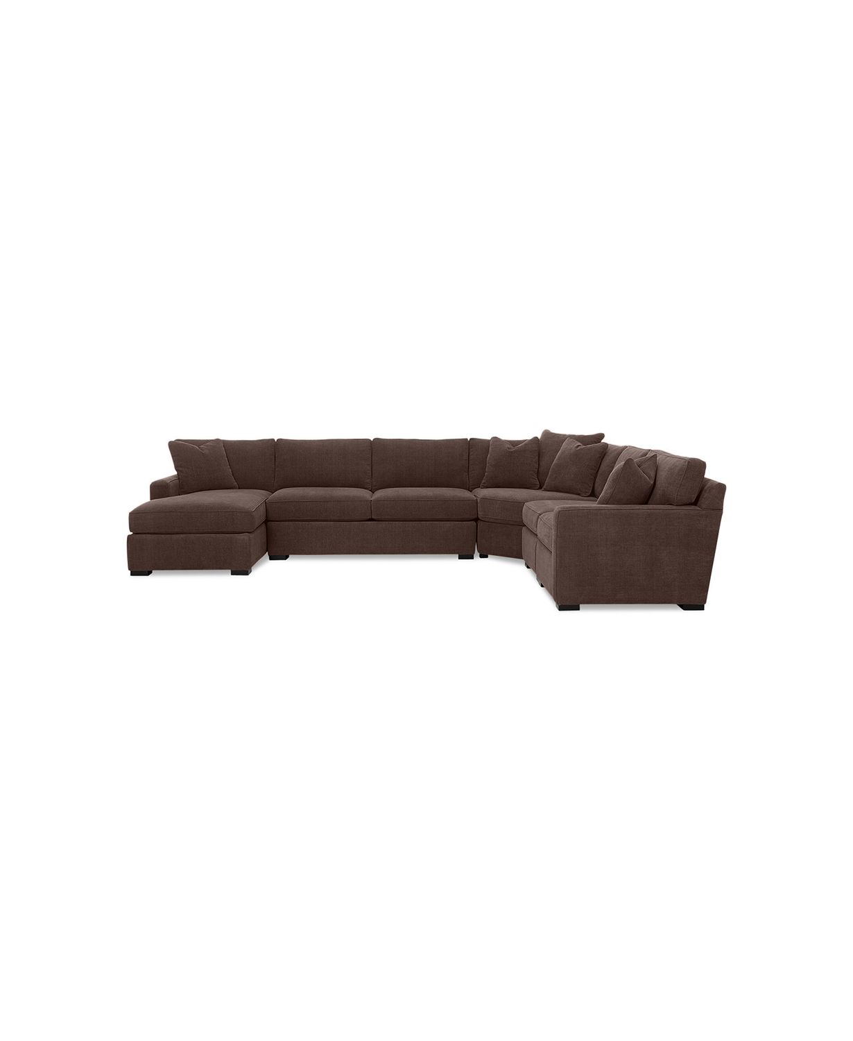Radley 5 Piece Fabric Chaise Sectional