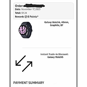 Samsung EPP EDU Members 40mm Galaxy Watch 6 Smartwatch 8.49 w