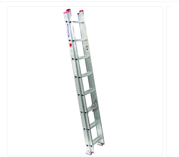 Werner 16 ft. H Aluminum Extension Ladder Type III 200 lb. capacity $59.99