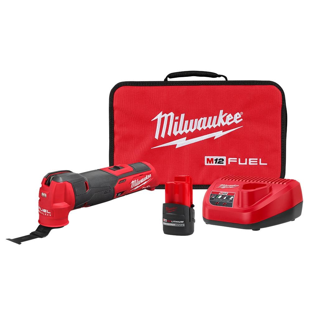 Home depot B&M YMMV: M12 FUEL 12V Lithium-Ion Cordless Oscillating Multi-Tool Kit w/High Output 2.5 Ah Battery, Charger, Accessories & Bag - $90