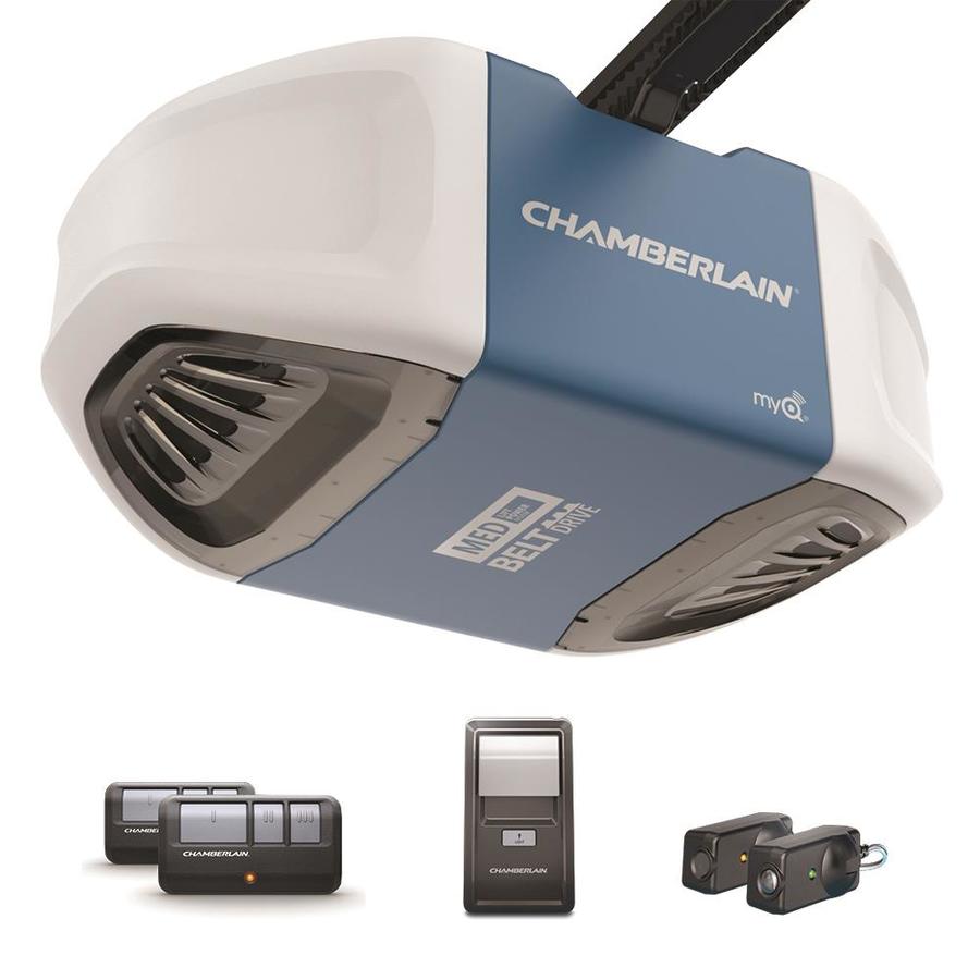 Ymmv Chamberlain 0 5 Hp Ultra Quiet Belt Drive Garage Door Opener Works With Myq At Lowe S For 92 50