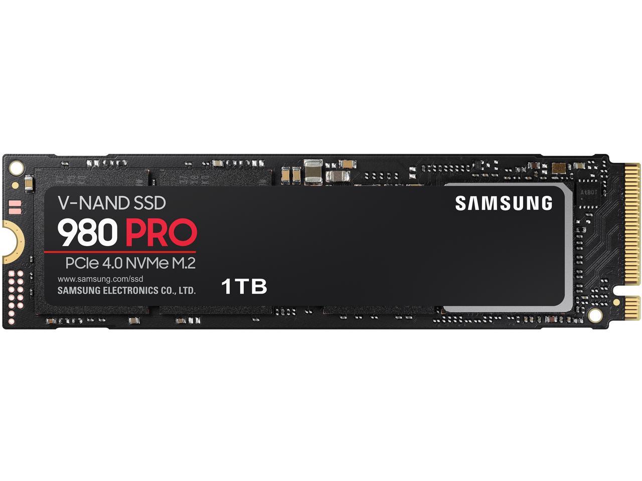 Samsung 980 Pro M.2 1TB $161.99  2TB 314.99