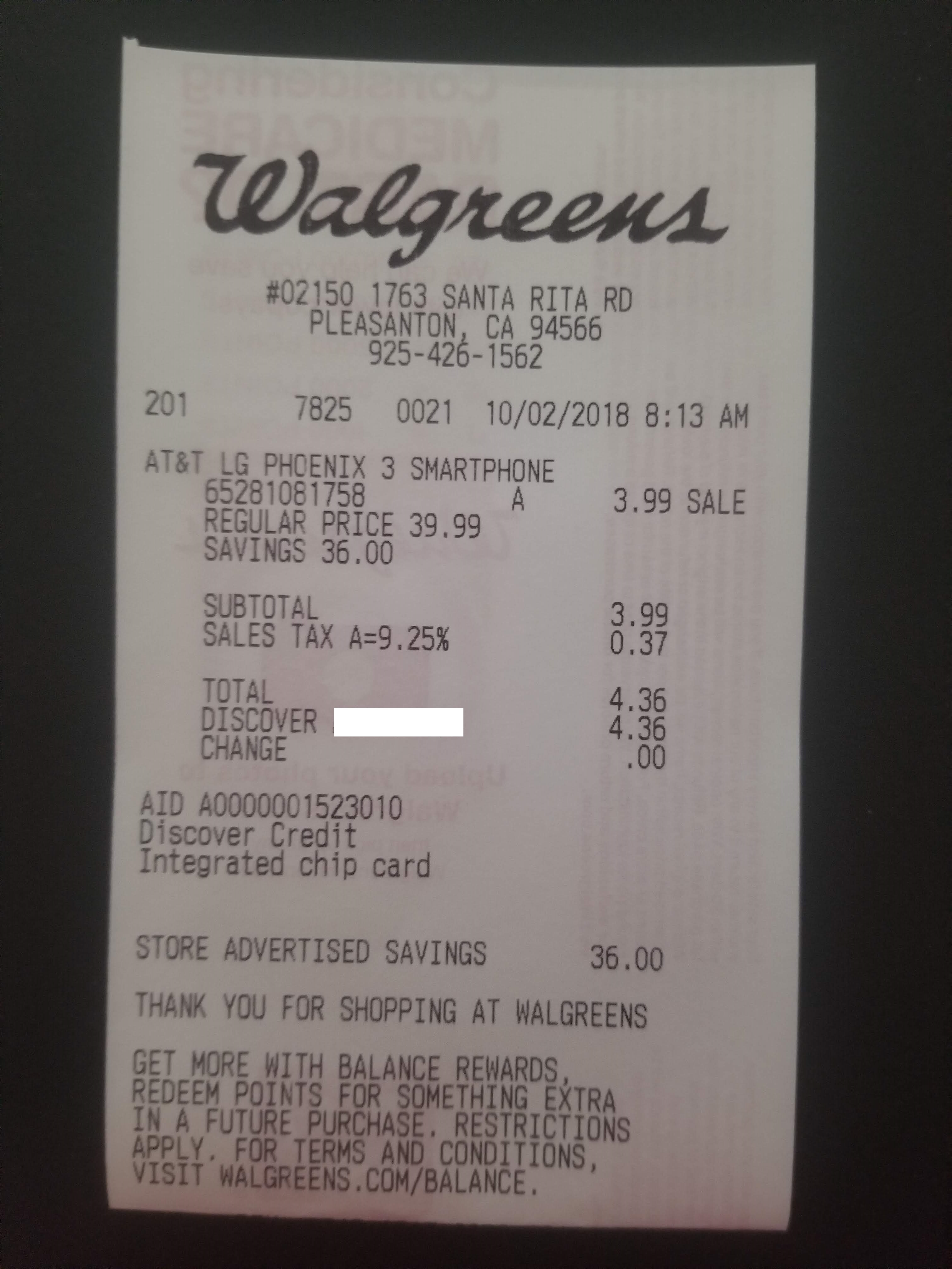 Walgreens Clearance Lg Phoenix 3 4g Lte With 16gb Memory At T