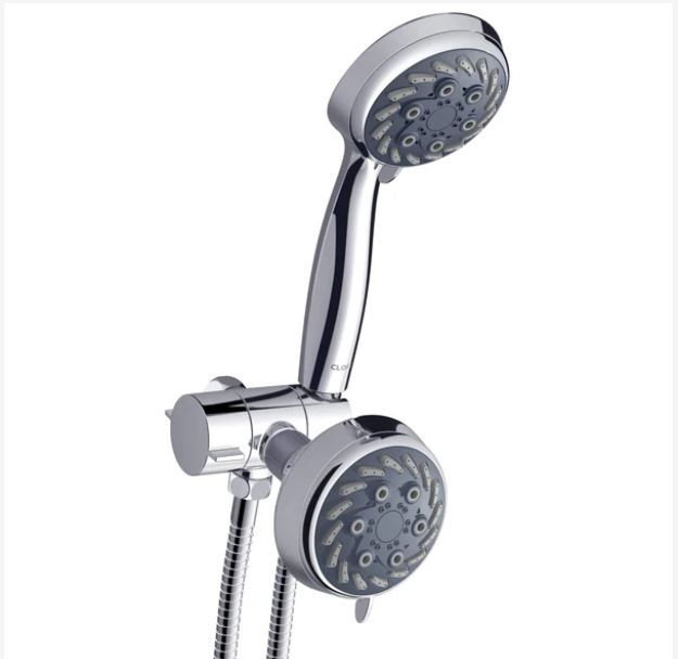 CLOFY Hand Shower & Showerhead Combo Kit with Holder & Hose [BOGO] $12.99 Shipping $3.99 Free Ship above $28