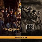 Yellowstone Seasons 1-4 + 1883: A Yellowstone Origin Story (Digital HD TV Series) $30
