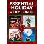 4K Essential Holiday 4-Film Bundle $19.99 at Itunes