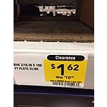 Lowe's - clothesline and pully 90% off - YMMV