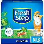 14-Lb Fresh Step Clumping Cat Litter w/ Febreze Gain Scent $7 w/ Subscribe &amp; Save