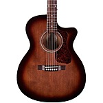 CLEARANCE: Guild Om-240Ce Orchestra Acoustic-Electric Guitar Charcoal Burst $299 + Free Shipping