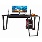 NTense Maxed Gaming L Desk w/ CPU Stand (Black) $95 + Free Shipping