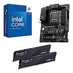 Intel Core i7-13700K, MSI Z790-P Pro WiFi, G.Skill Ripjaws S5 32GB Kit DDR5 6000, Computer Build Bundle $499.99 and in-store only