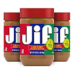 3-Pack 16-Oz Jif Creamy Peanut Butter $6.55 w/ Subscribe &amp; Save