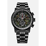 Refurbished 43mm Citizen Men's Eco-Drive Nighthawk Chronograph Black Watch (CA0805-53X) $166 + Free Shipping