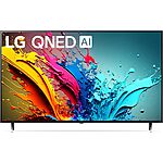 $499.99: 55″ LG QNED85T Series LED Smart TV 4K Processor Flat Screen with Magic Remote at Amazon