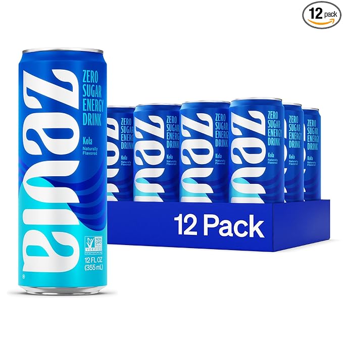 Zevia Zero Calorie Energy Drink (Kola) 12 Ounce Cans (Pack of 12) $8.95 w/S&S