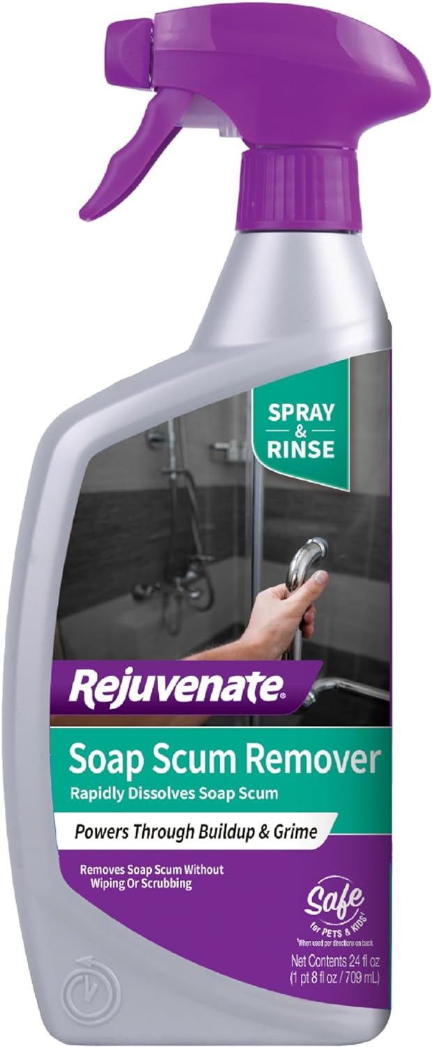 [S&S] $5.31: 24-Oz Rejuvenate Scrub Free Soap Scum Remover at Amazon