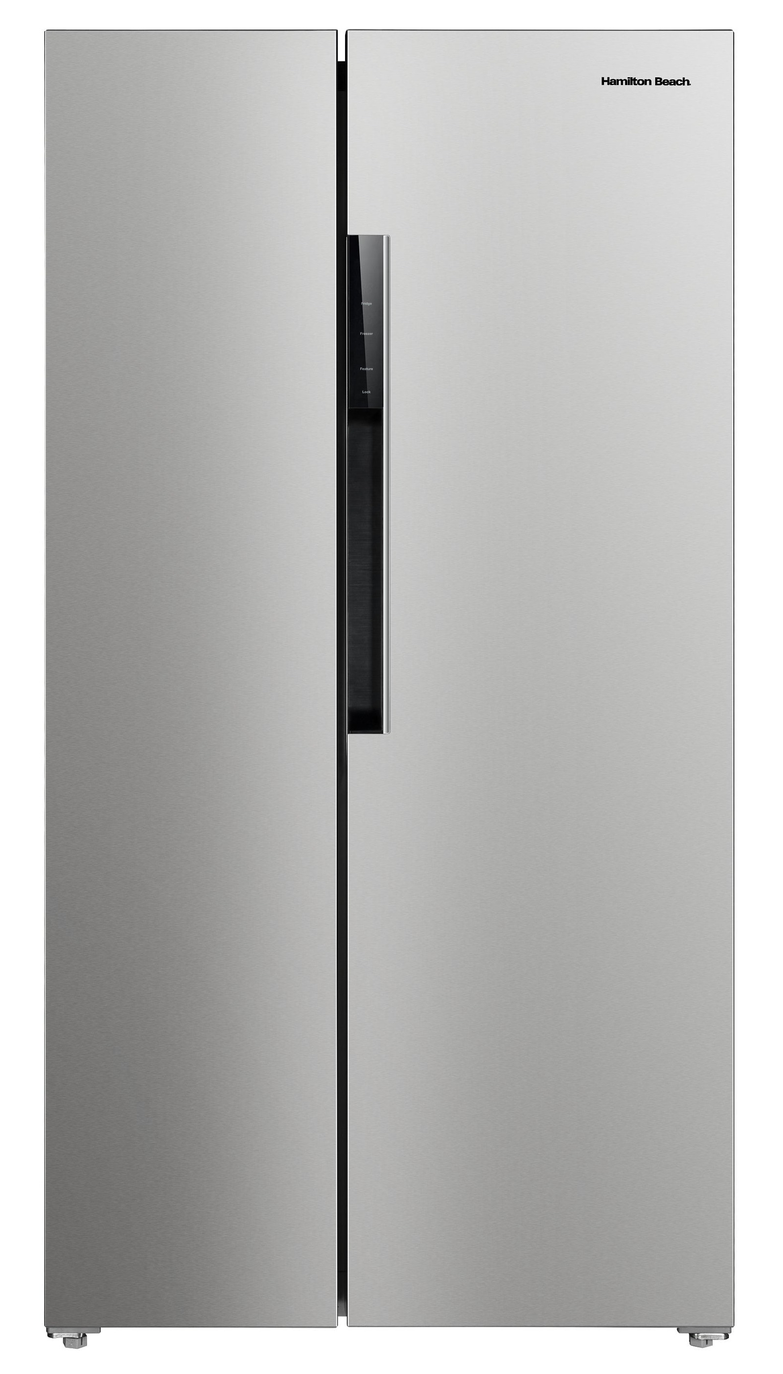 15.6 Cu Ft. Hamilton Beach Side By Side Stainless Refrigerator (HZ8551) $538