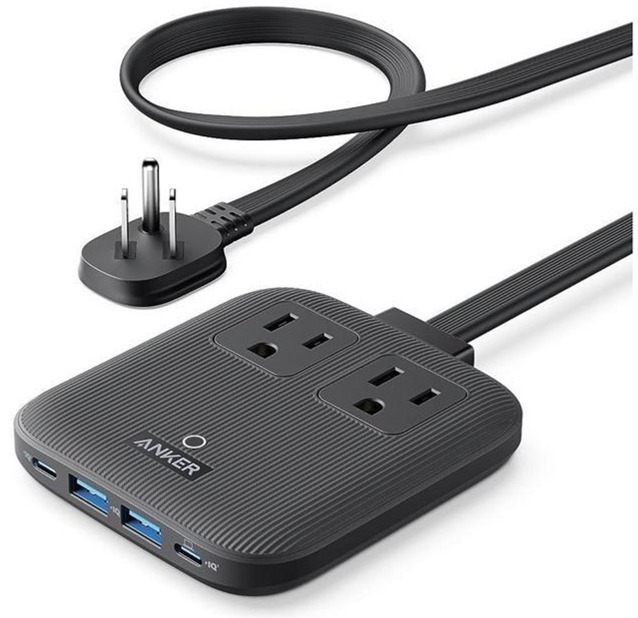 Anker Nano Charging Station(67W Max), 6-in-1 USB C Power Strip with Flat Plug and 5ft Extension Cord @Newegg (Group Buy) $45