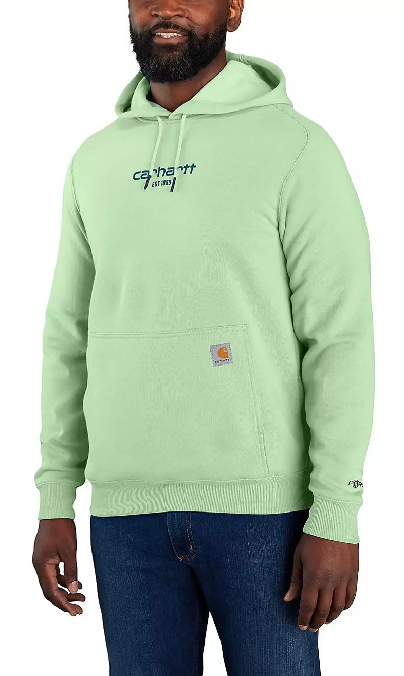 Carhartt Men's Relaxed Sweatshirt $18.98, Carhartt Women's Clarksburg Pullover Hoodie $14.23, More + Free Shipping on $25+