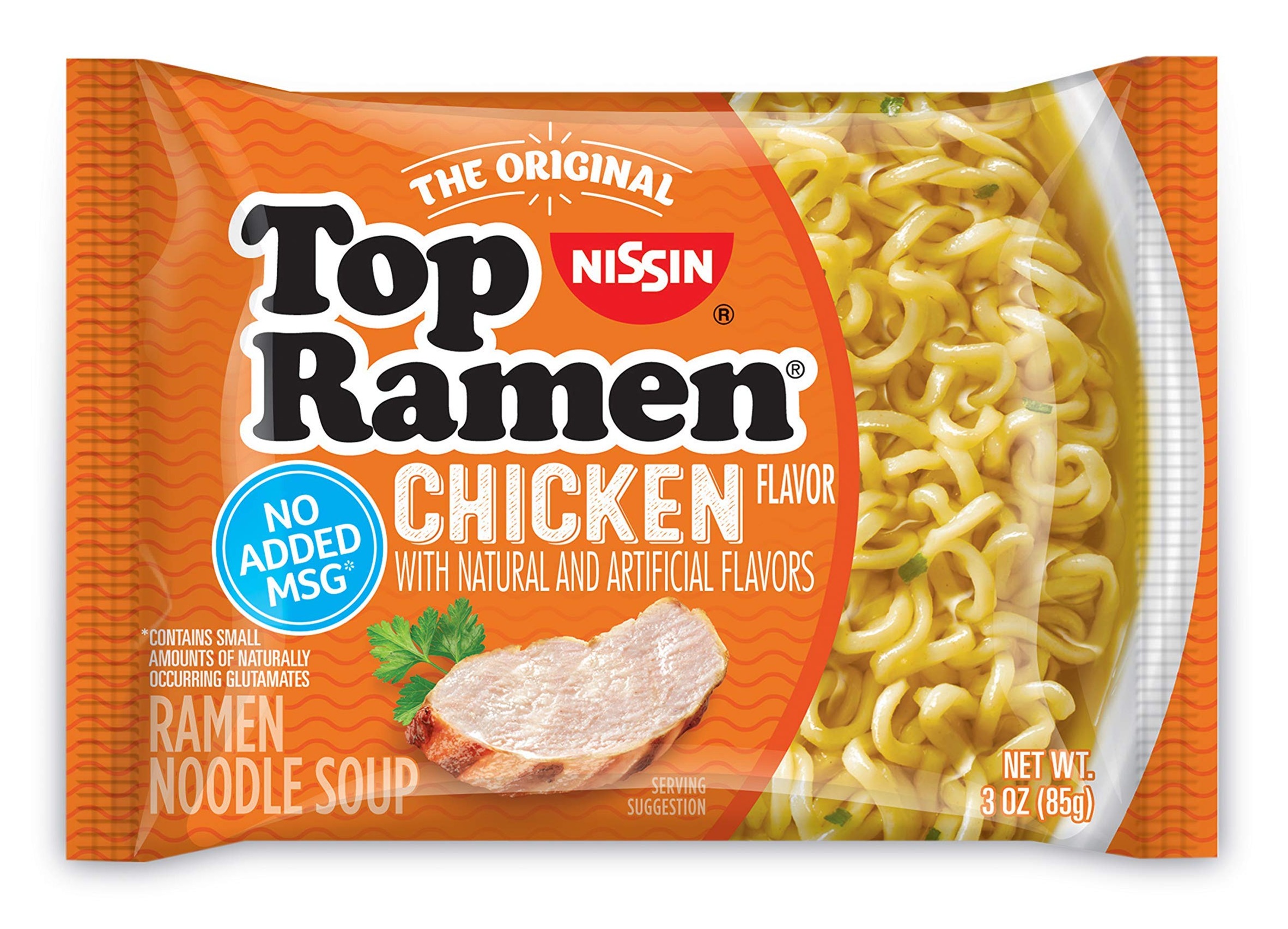 [S&S] $5.58: 24-Pack 3-Oz NISSIN Top Ramen Noodle Soup (Chicken) at Amazon