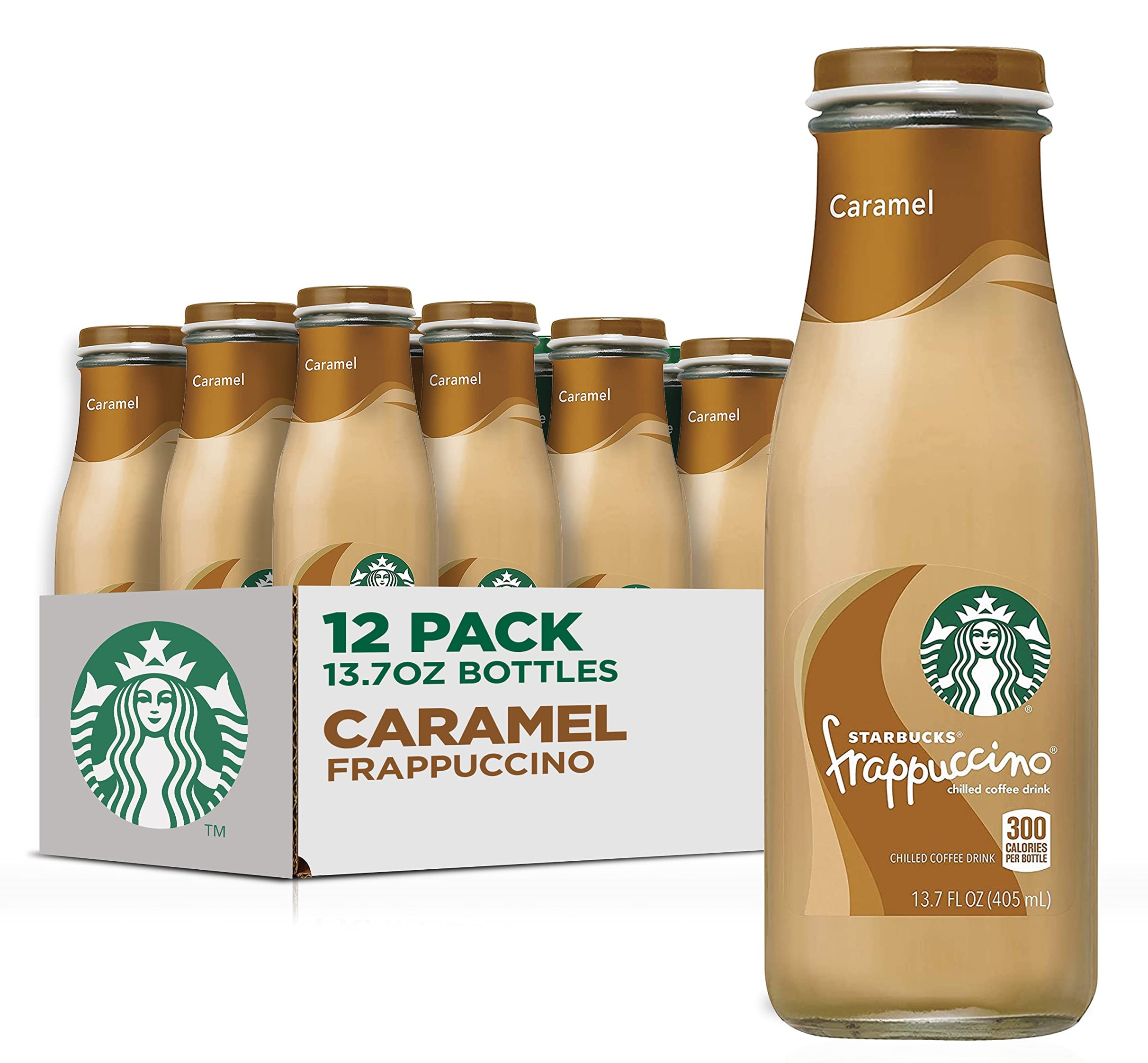 Starbucks Frappuccino Coffee Drink, Caramel, 13.7 fl oz Bottles (12 Pack) $18.69 (Warehouse Deal)