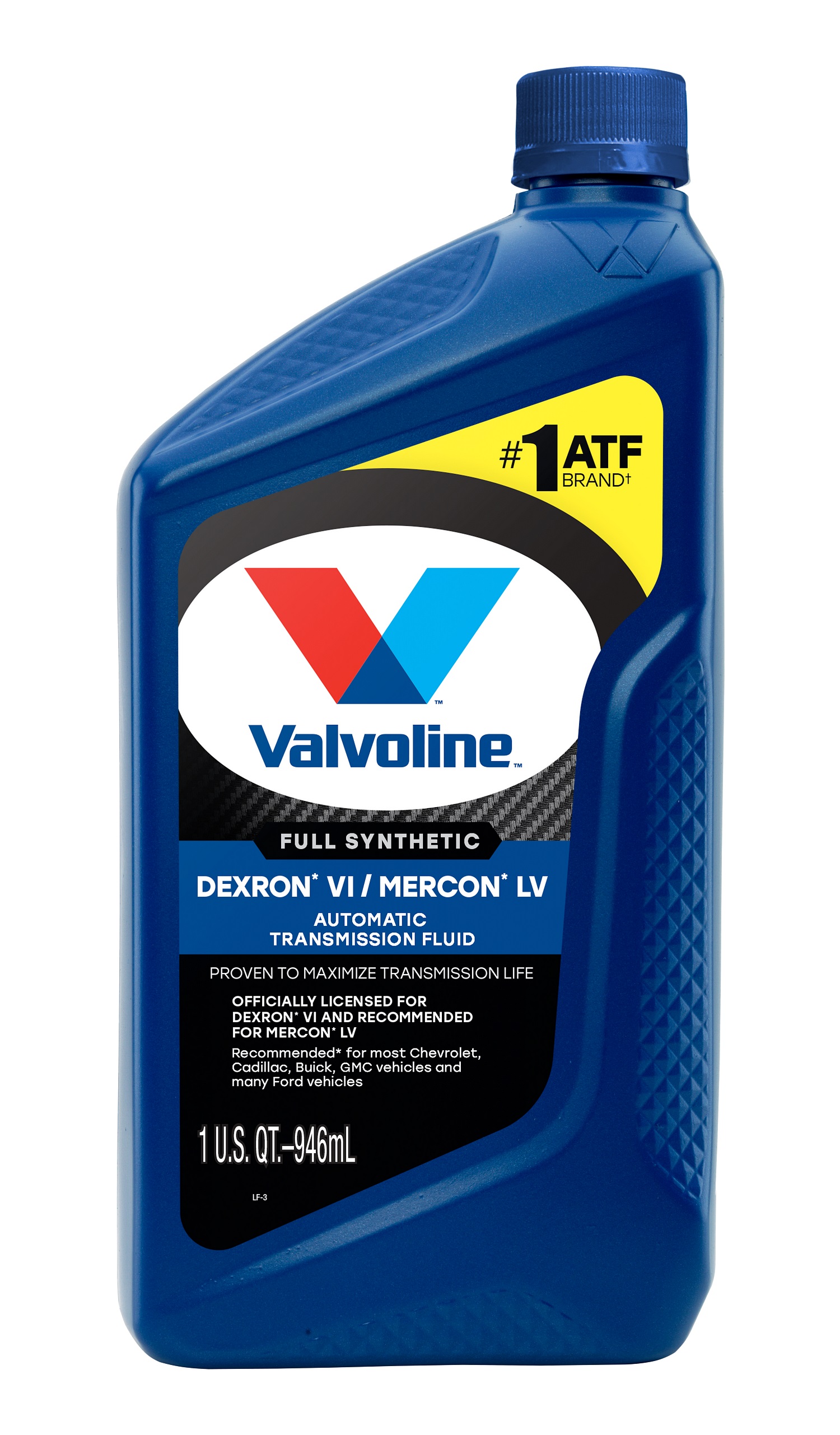 Valvoline Dexron VI/Mercon LV Full Synthetic Automatic Transmission Fluid (ATF) 1 QT $6.34