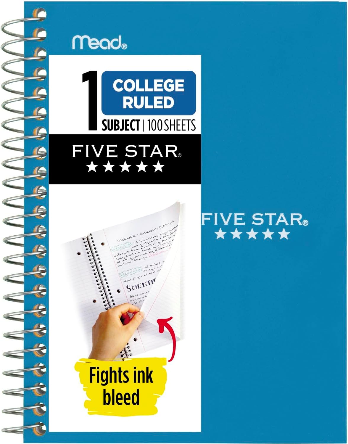 5 in one spiral notebook