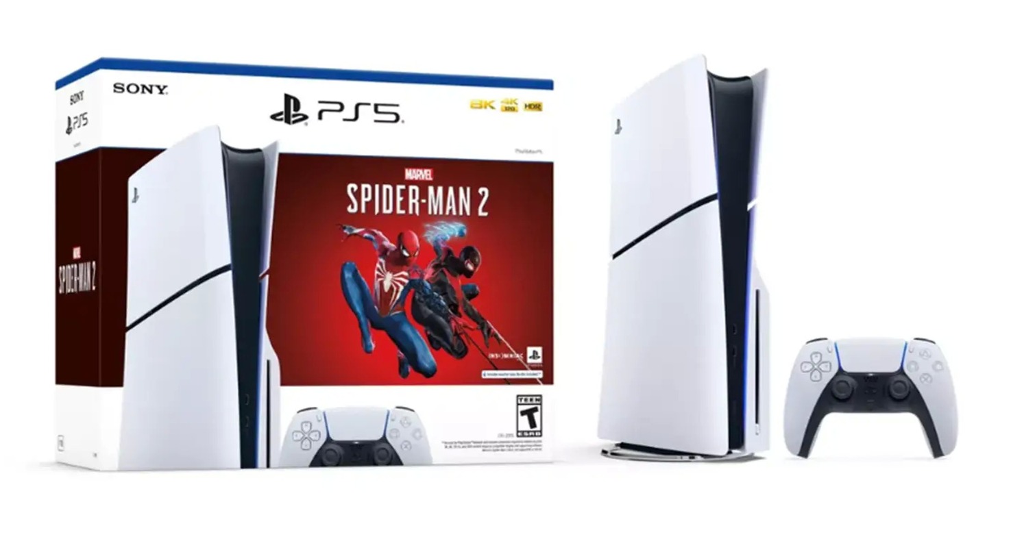playstation 5 spider man 2 bundle disk version