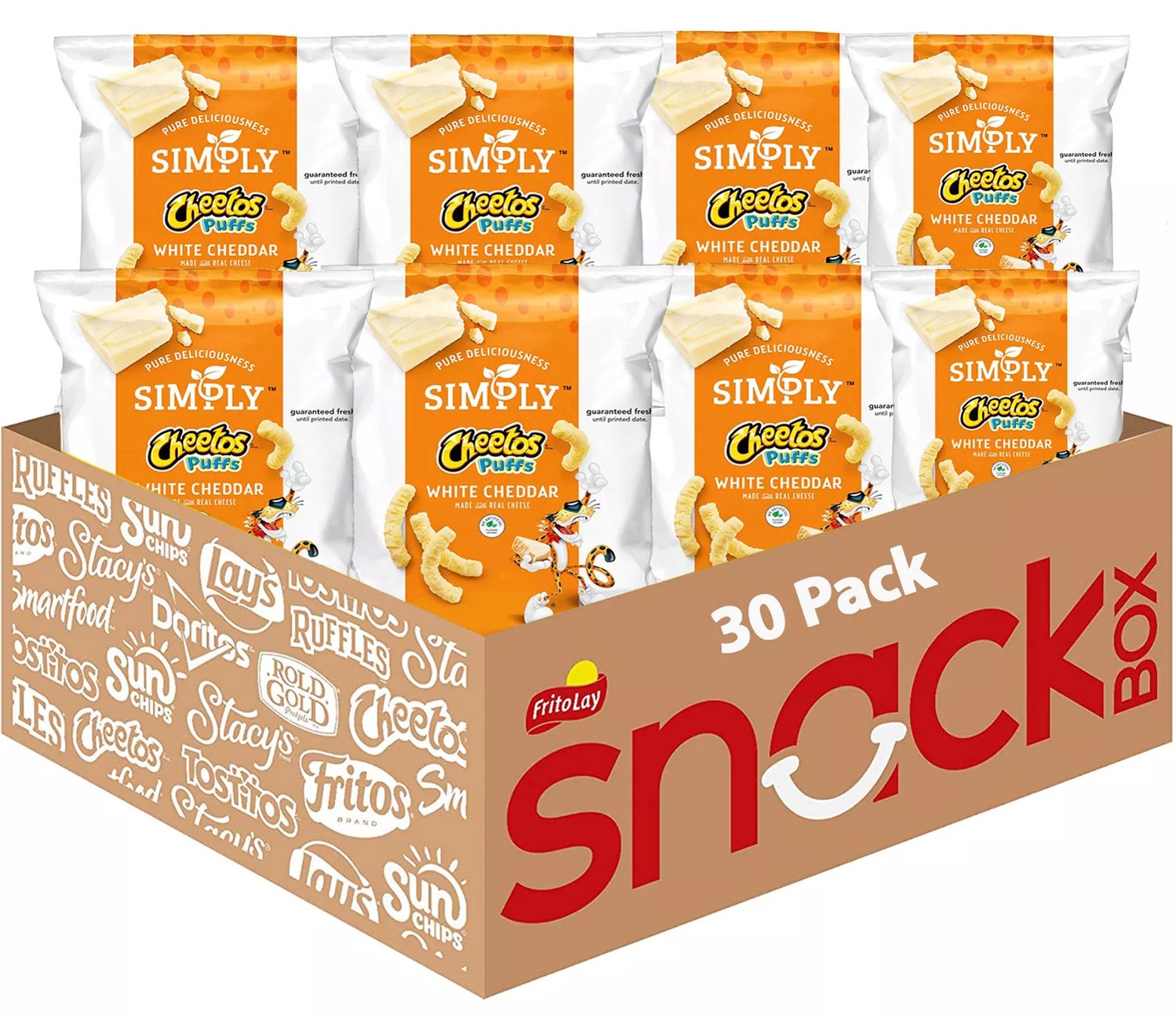 Sam's Club Members: 30-Count 0.87-Oz Simply Cheetos White Cheddar Puffs ...