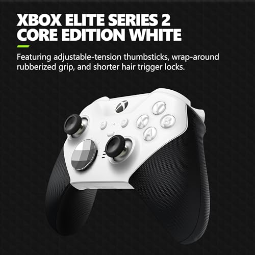 Xbox Elite Series 2 Core Wireless Controller - White/Black $104.99 - Free Ship - Walmart, Amazon, or Target
